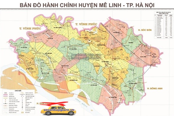 Gọi xe sân bay nội bài huyện Mê Linh